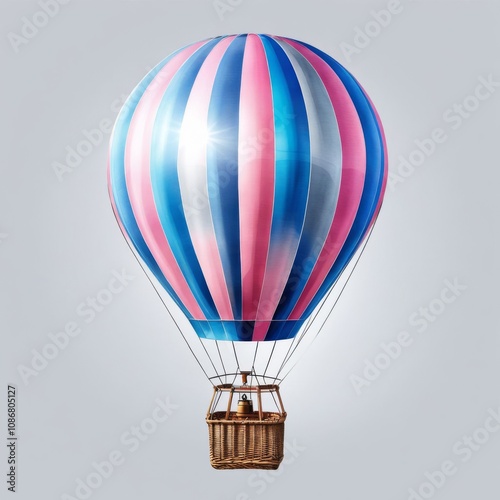 Balloon in the clouds