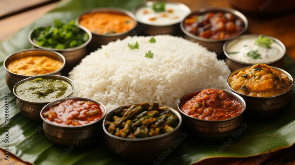 Traditional South Indian Thali Traditional South Indian Thali