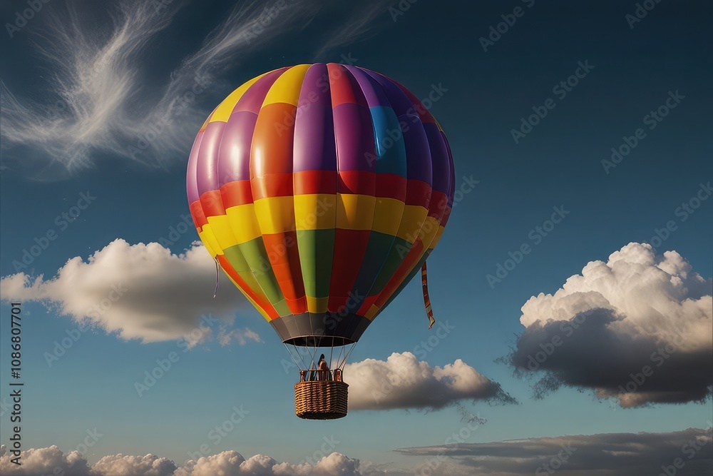 Fototapeta premium ,hot air balloon in the sky,balloon,hot air balloons,hot air balloon