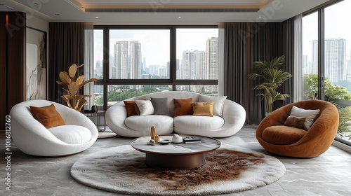 Modern Living Room Design: Luxurious Comfort 