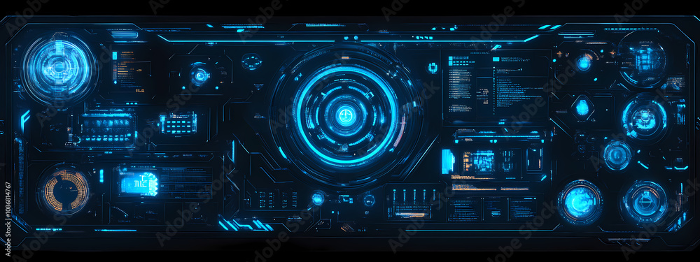 Fototapeta premium Digital Command Center