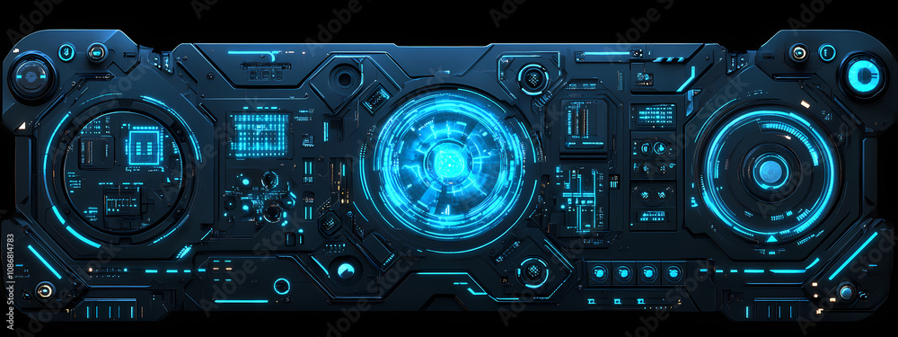 Fototapeta premium Digital Command Center