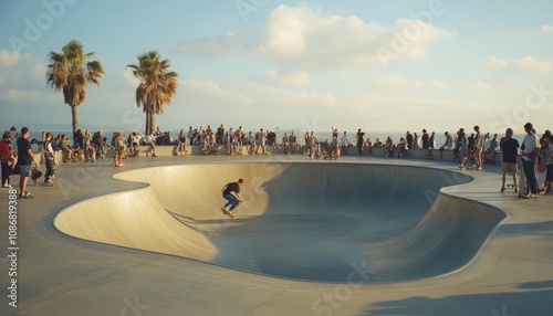 a photo of Venice Beach skatepark