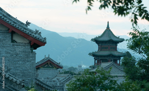 Ancient buildings in Shanxi Province, China