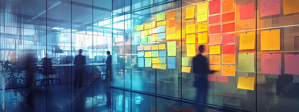 Fototapeta premium Creative Workflow Wall