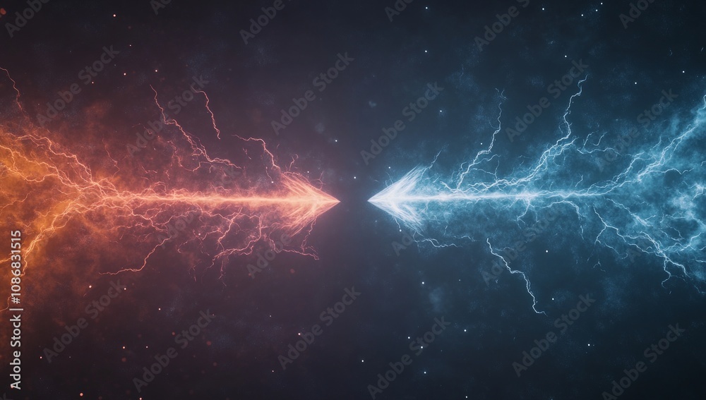 Fierce Clash of Fire and Ice Fierce Clash of Fire and Ice