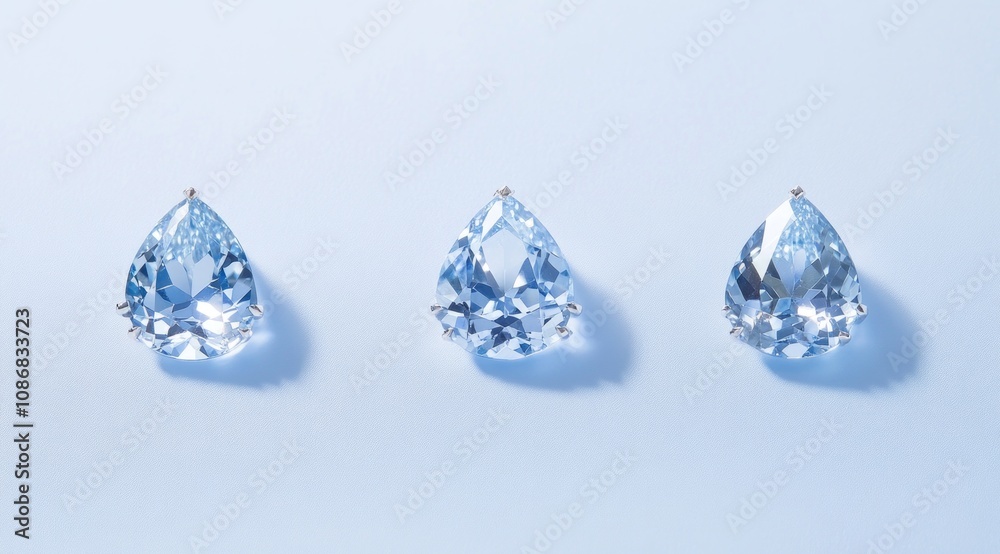 Stunning Pear-Shaped Blue Gemstones Stunning Pear-Shaped Blue Gemstones