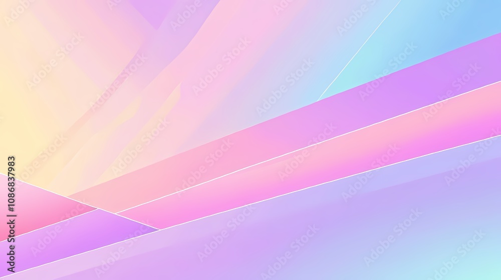 Abstract Gradient Background with Diagonal Pastel Stripes Abstract Gradient Background with Diagonal Pastel Stripes