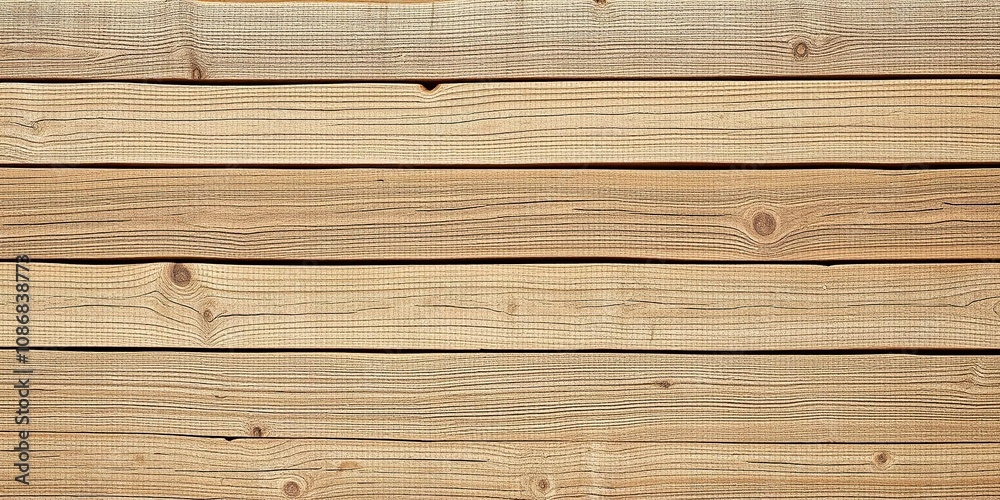 Obraz premium Rustic wooden plank with weathered texture in a horizontal pattern, grain, wood, old