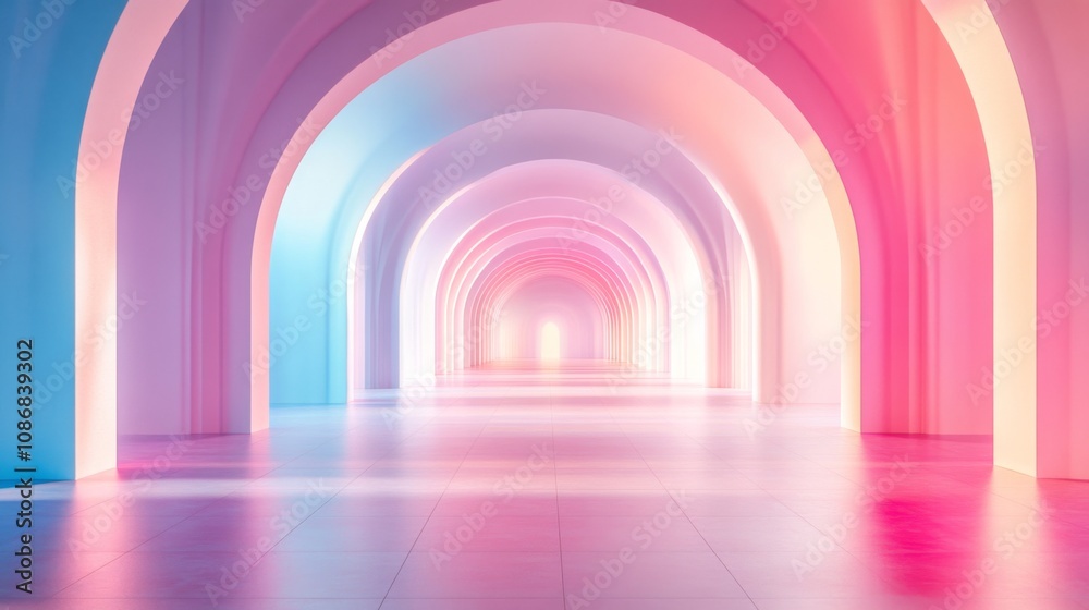 Colorful Archway Tunnel Colorful Archway Tunnel