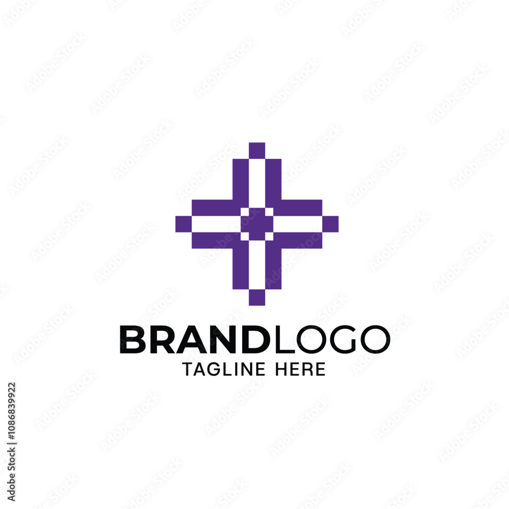 Obraz premium Contemporary Geometric Symbol for Business and Technology