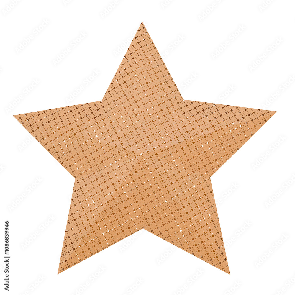 star with an orange plastic mesh texture on a transparent background
star with an orange plastic mesh texture on a transparent background