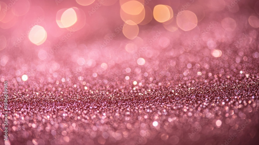 Pink Glittering Bokeh Background Pink Glittering Bokeh Background