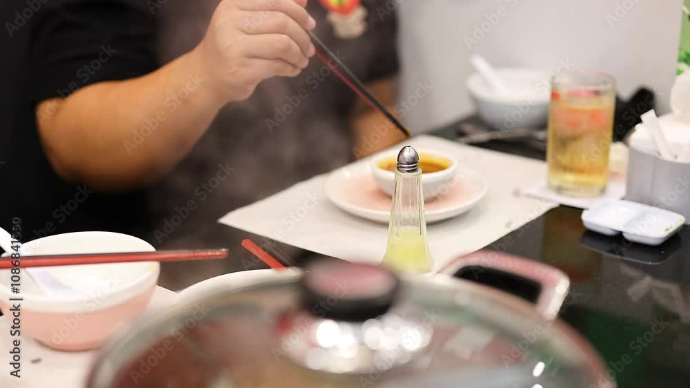 Dining Experience with Dipping Sauce Dining Experience with Dipping Sauce