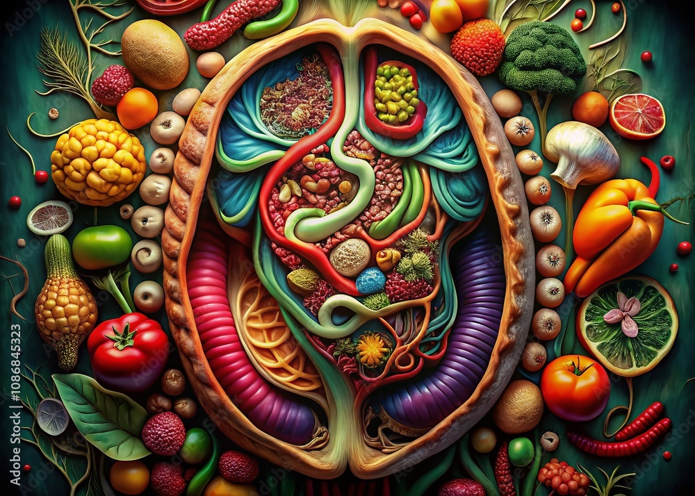 Intriguing Conceptual Photography of Human Guts: An Artistic Exploration of Internal Anatomy in a Visually Striking and Engaging Representation of the Digestive System Intriguing Conceptual Photography of Human Guts: An Artistic Exploration of Internal Anatomy in a Visually Striking and Engaging Representation of the Digestive System
