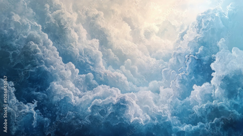 Naklejka premium Heavenly Cloudscape