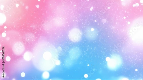 soft pastel bokeh background with gentle tones of pink and baby blue, ideal for designs and uplifting visuals
