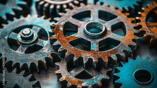 Gears, representing settings, configuration, or process management.