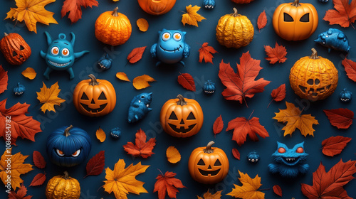 Cheerful Halloween Backdrop...