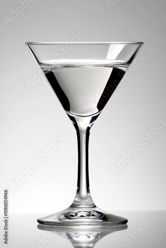Cocktail Glass On White Bac...