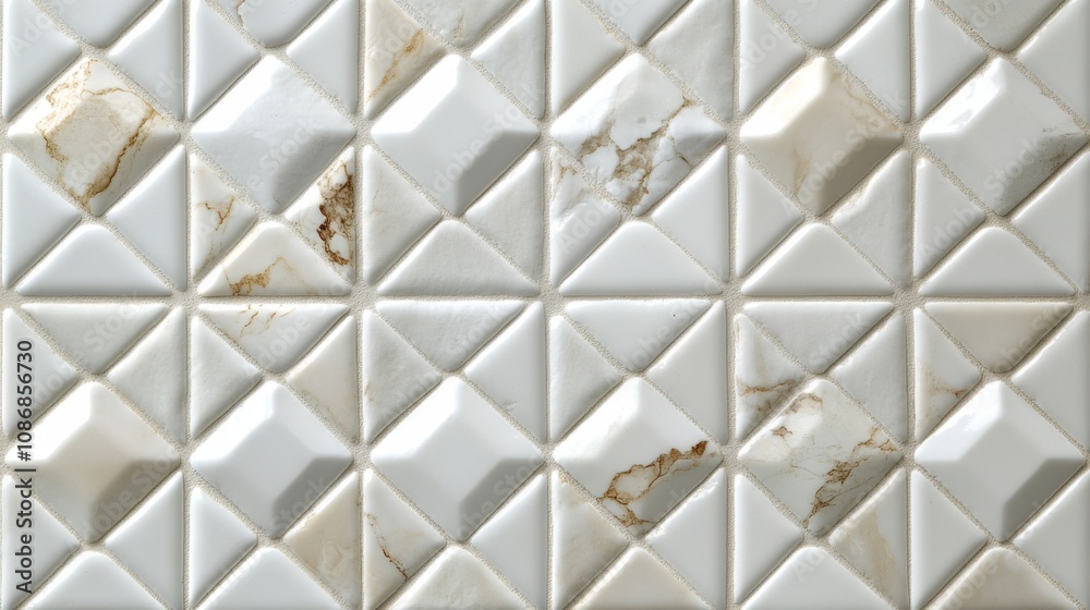 Geometric Tile Wall Texture Geometric Tile Wall Texture