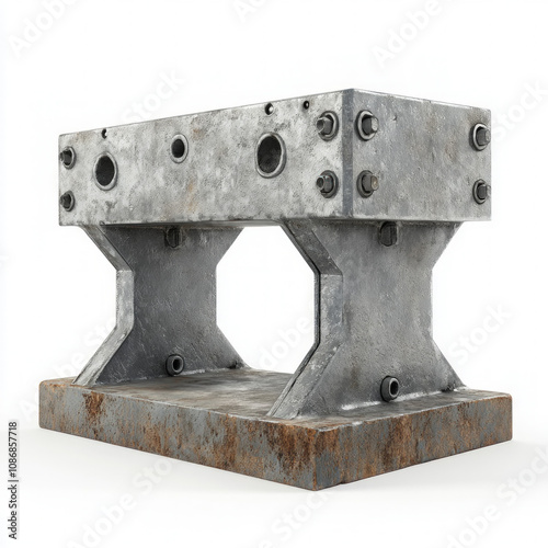 Metal Beam Isolated