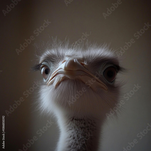 Ostrich Isolated