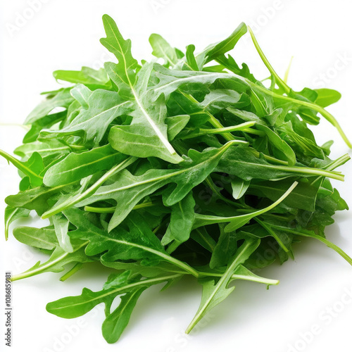 Rocket Salad Isolated