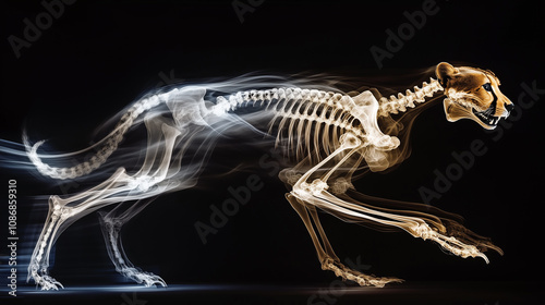 cheetah skeleton