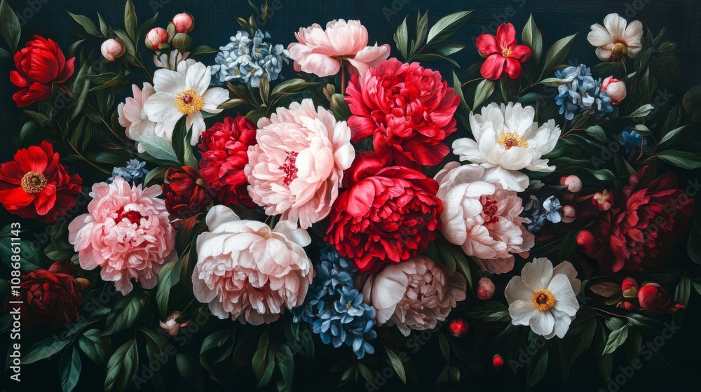 Floral Bouquet in Bloom Floral Bouquet in Bloom