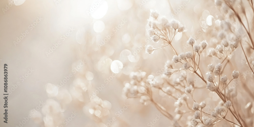 Closeup of snow covered branches on a background with bokeh lights. Abstract festive background. image. Created with Generative AI technology Closeup of snow covered branches on a background with bokeh lights. Abstract festive background. image. Created with Generative AI technology