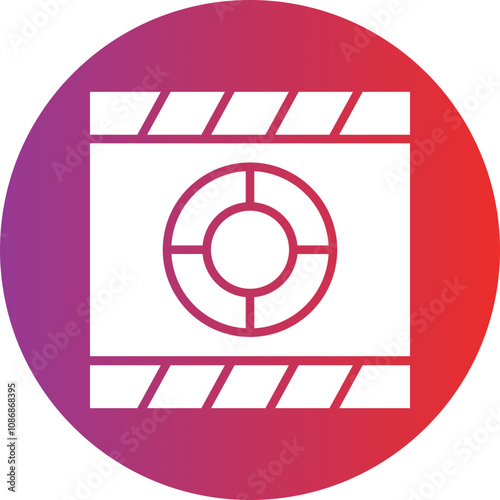 Cinema Countdown Icon Style