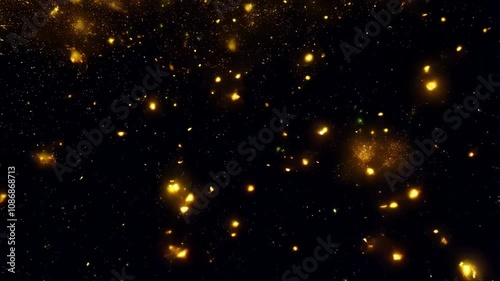 Wallpaper Mural Witness the enchanting display of golden sparks as they illuminate the darkness, creating a vibrant atmosphere perfect for celebrations and artistic projects. Spark creativity and inspiration Torontodigital.ca