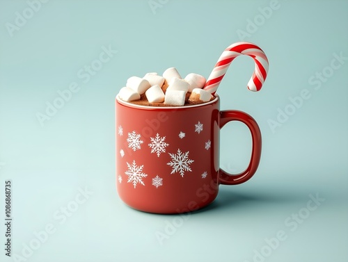 Hot Cocoa with Marshmallows and Steam – Cozy Winter Drink