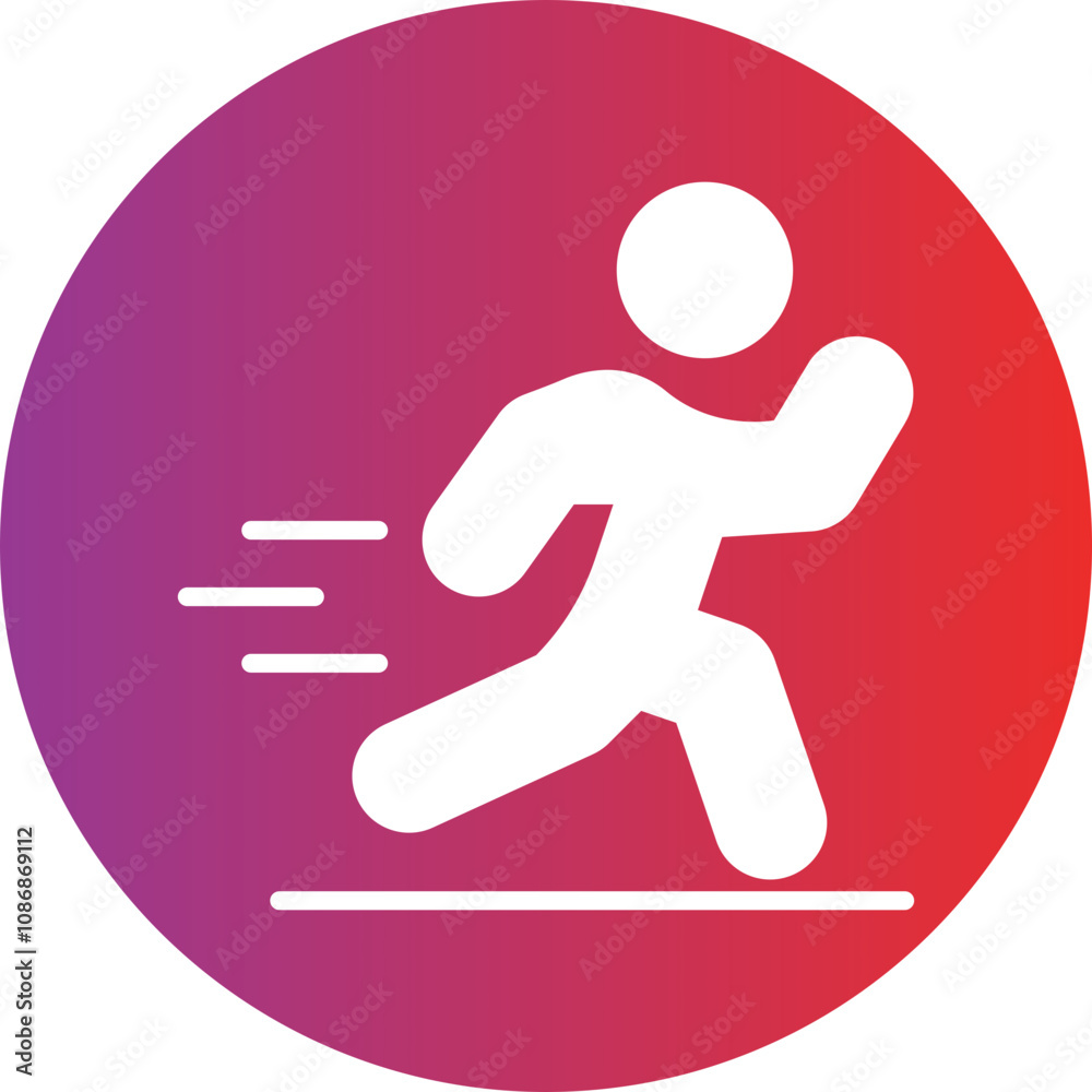 Running Icon Style Running Icon Style