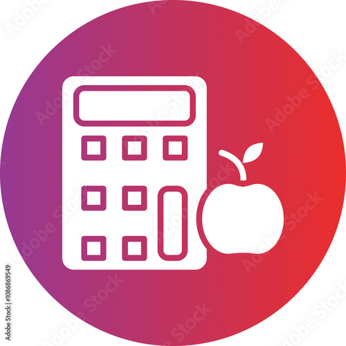 Calorie Calculator Icon Style