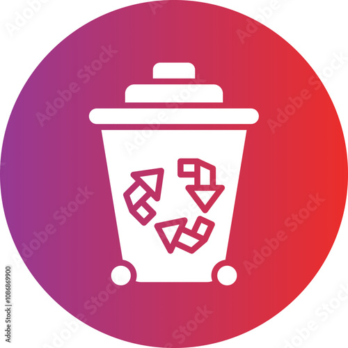 Waste Recovery Icon Style