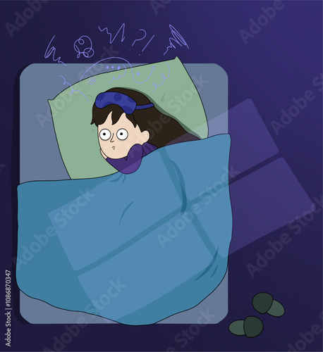 a sleepless woman