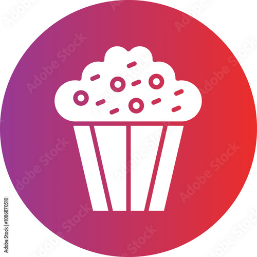 Coffee Muffin Icon Style