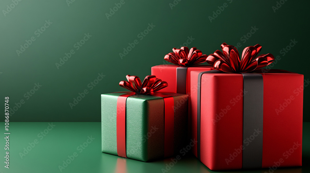 Groups of Christmas presents and balls against the backdrop of a festive Christmas tree with colored festive lights
Groups of Christmas presents and balls against the backdrop of a festive Christmas tree with colored festive lights