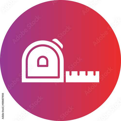 Measuring Tape Icon Style