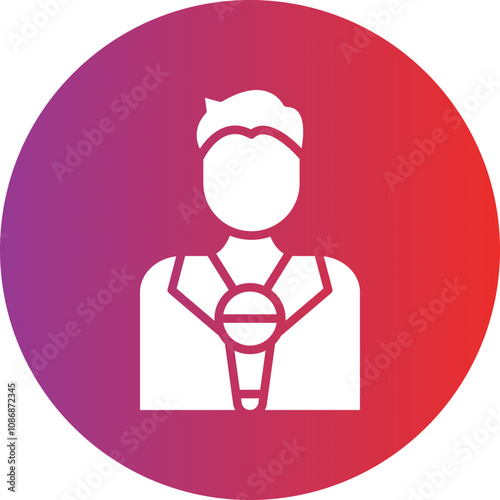 Journalist Male Icon Style