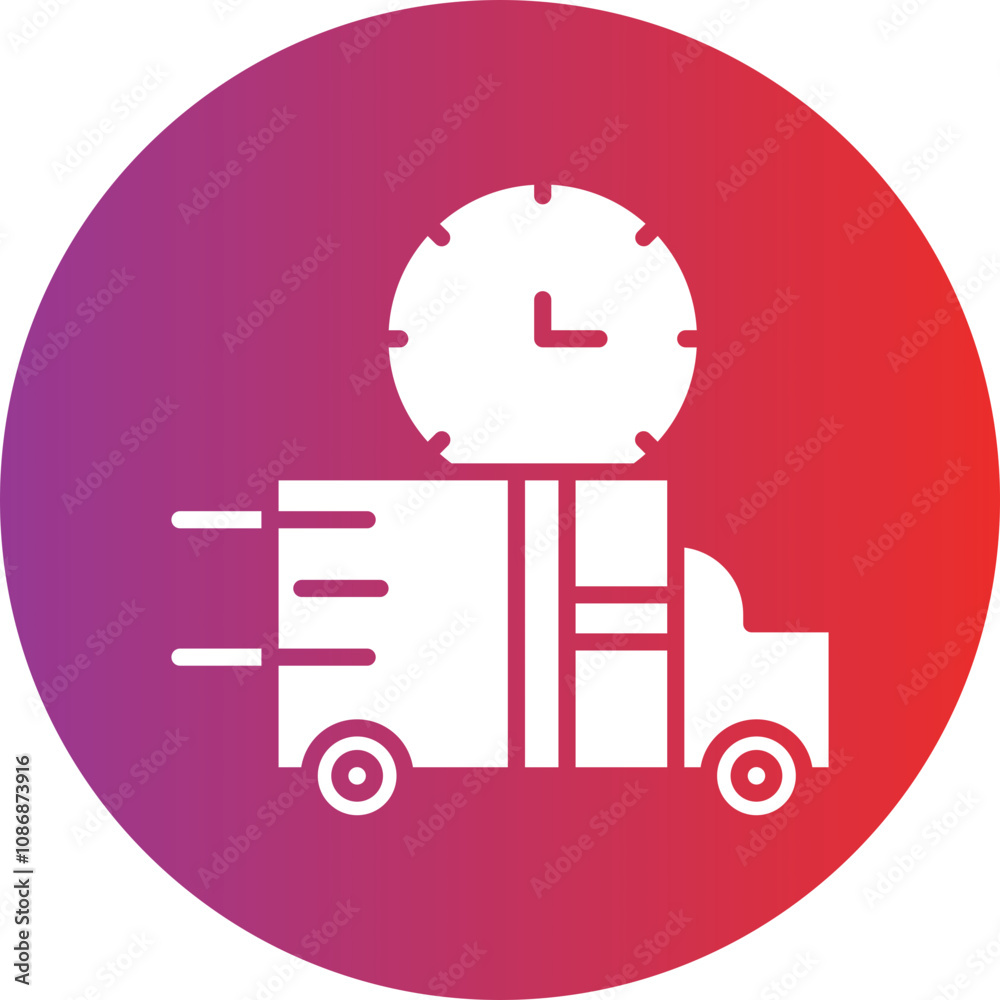 Express Shipping Icon Style