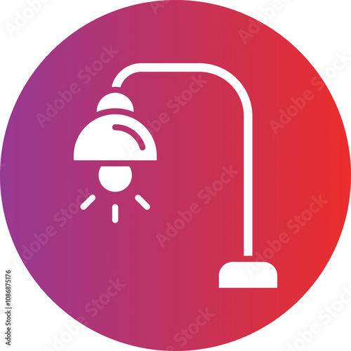 Book Lamp Icon Style