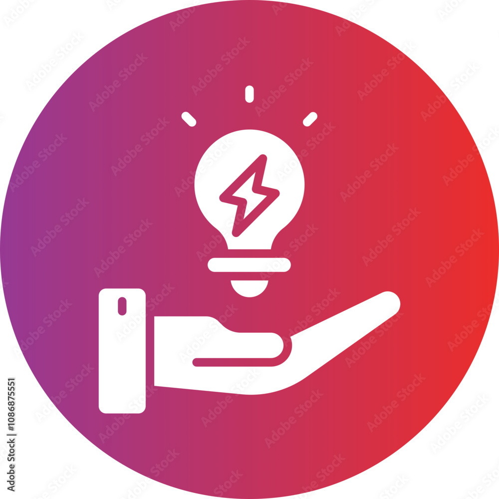 Light Usage Habits Icon Style Light Usage Habits Icon Style