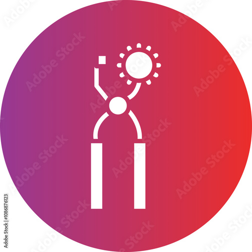 Leather Punch Icon Style