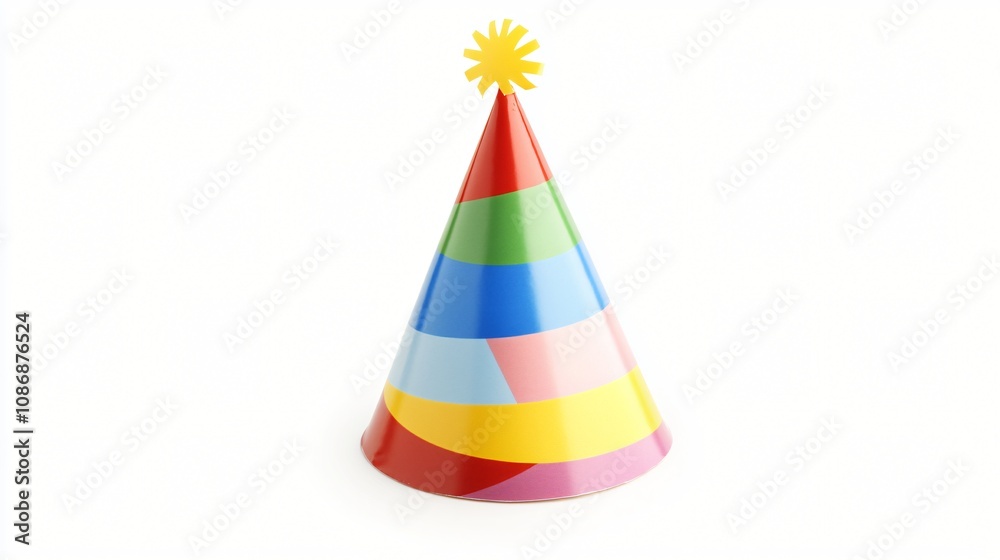 Colorful Party Hat Celebration Cone Festive Headwear Colorful Party Hat Celebration Cone Festive Headwear