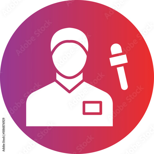 Journalist Male Icon Style