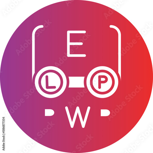 Medical Optometry Icon Style
