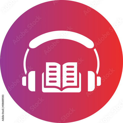 Audio Book Icon Style